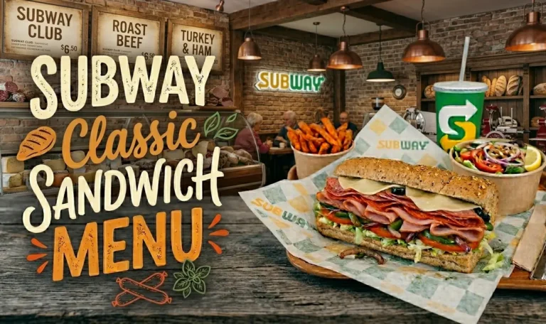 subway club sandwich menu