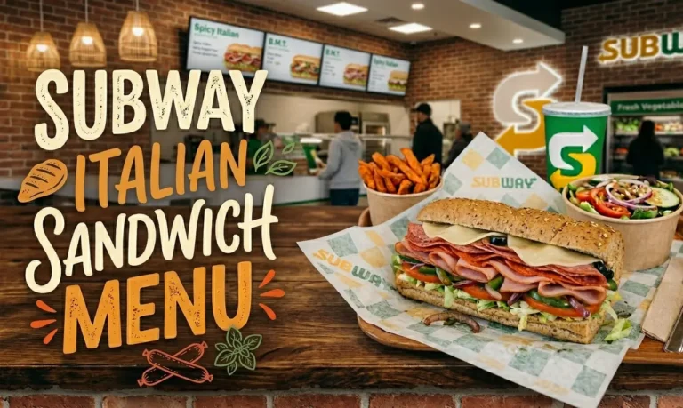 subway italian sandwich menu