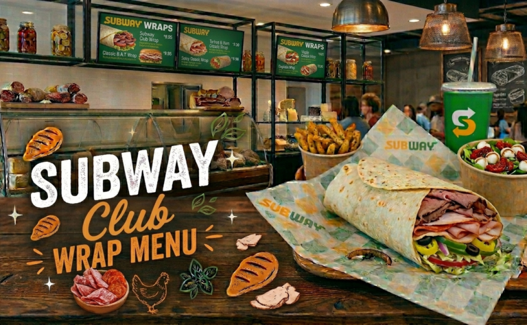 subway club wrap menu