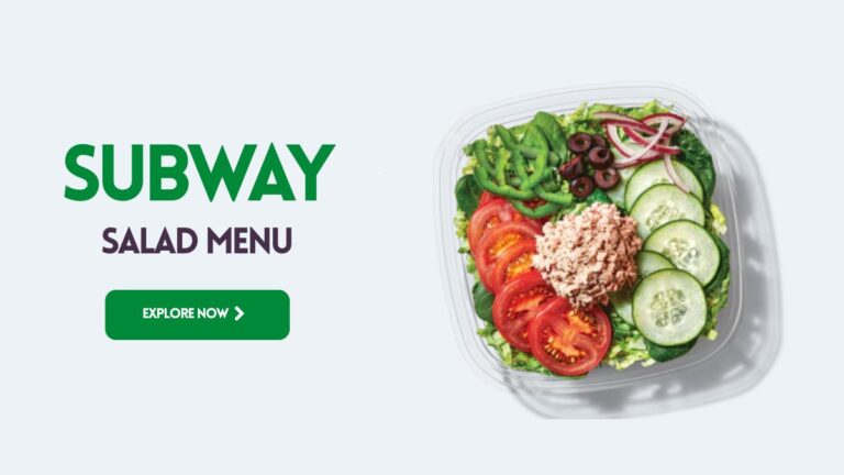 subway salad menu with price